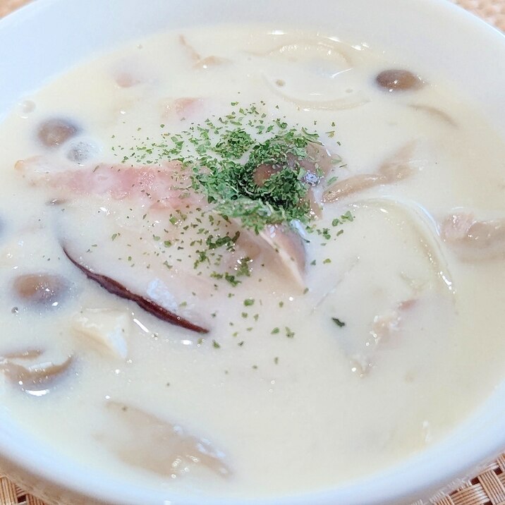 きのこたっぷりクリームスープ♡